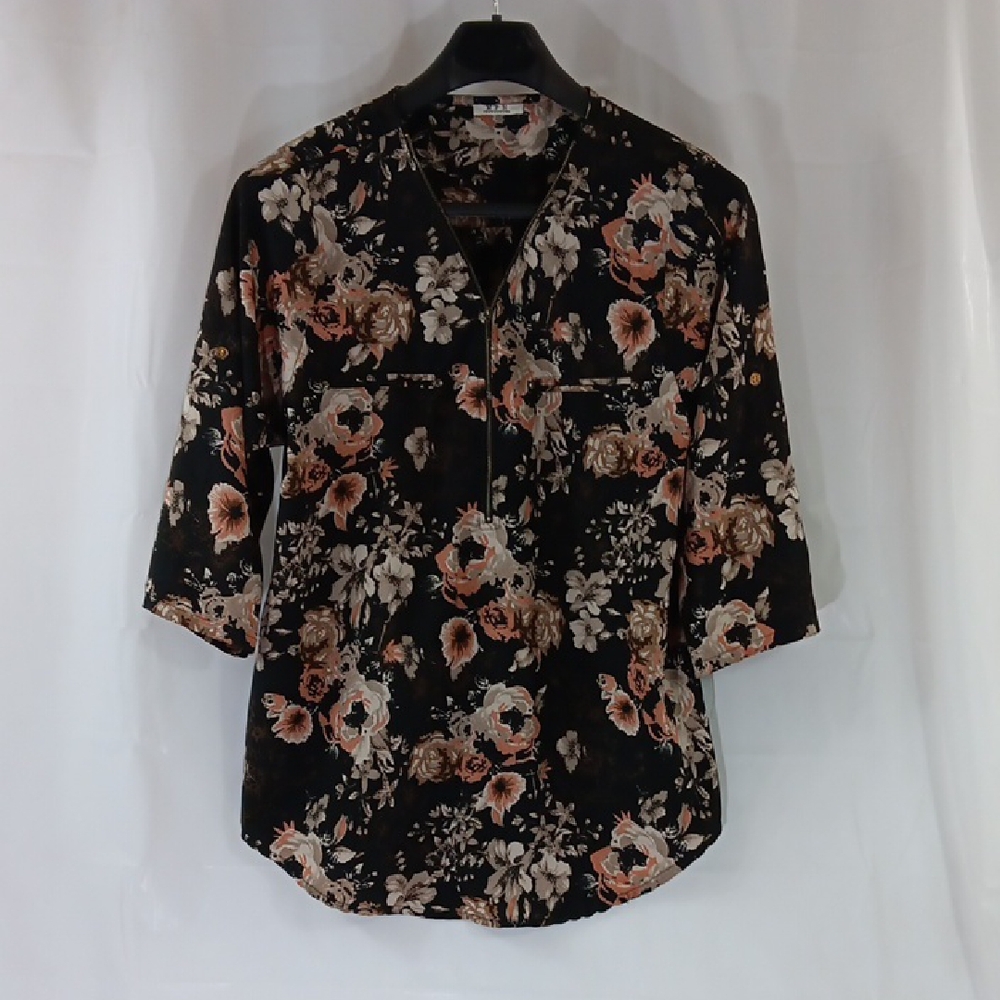 MPH Floral Blouse Women's Size XL No Size Tag Multicolor *